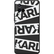 Черный чехол BoxFace Vivo Y21 White Karl