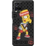 Черный чехол BoxFace Vivo Y21 Yellow Fun