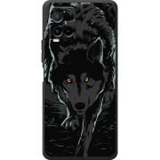 Черный чехол BoxFace Vivo Y21 Wolf