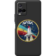 Черный чехол BoxFace Vivo Y21 NASA