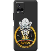 Черный чехол BoxFace Vivo Y21 NASA Spaceship