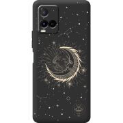 Черный чехол BoxFace Vivo Y21 Moon