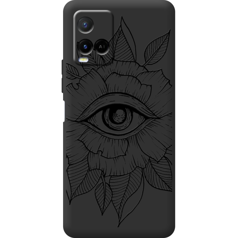 Черный чехол BoxFace Vivo Y21 Eye