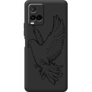 Черный чехол BoxFace Vivo Y21 Dove