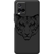 Черный чехол BoxFace Vivo Y21 Tiger