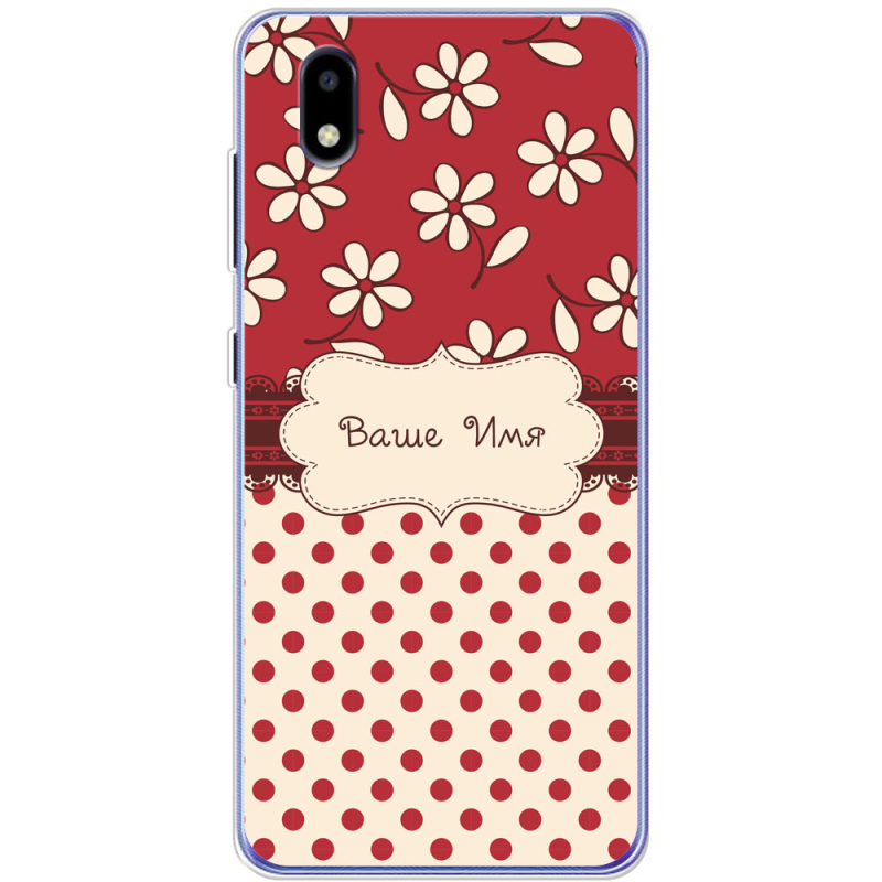 Чехол BoxFace ZTE Blade A3 2020 Именной Polka Dots