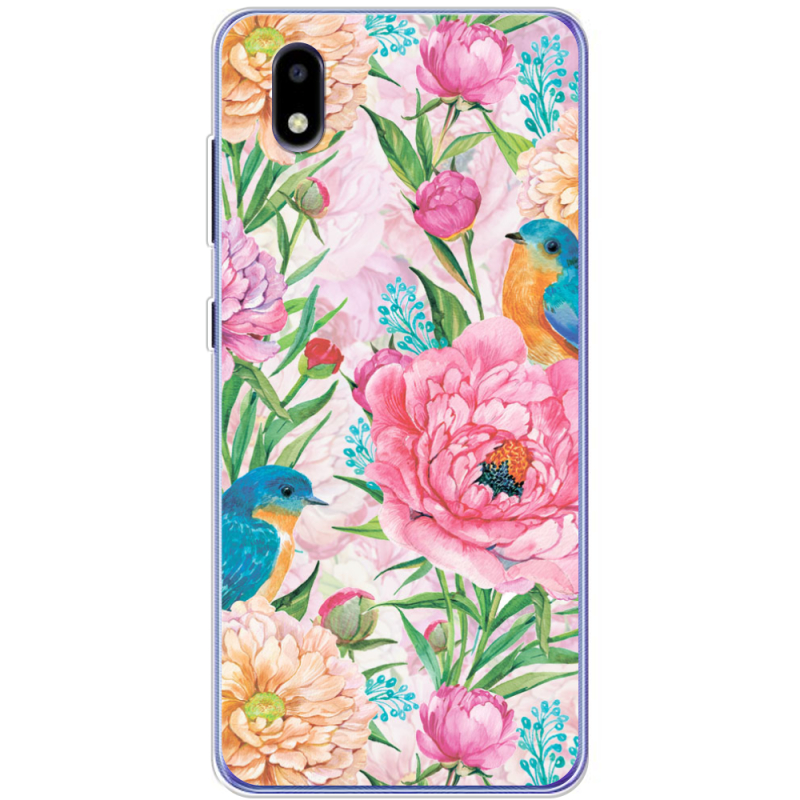 Чехол BoxFace ZTE Blade A3 2020 Birds in Flowers