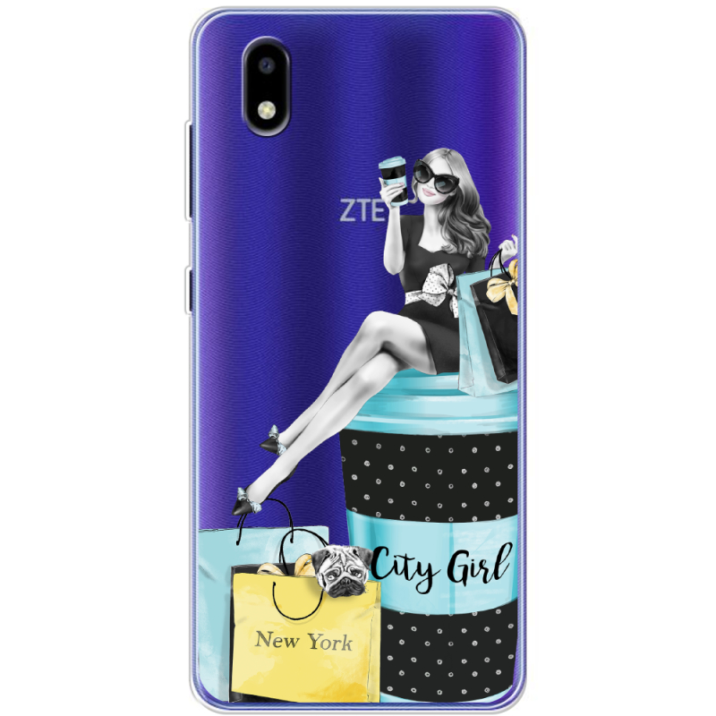 Прозрачный чехол BoxFace ZTE Blade A3 2020 City Girl