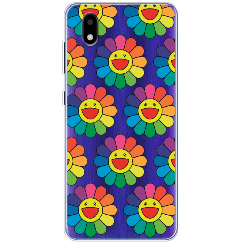 Прозрачный чехол BoxFace ZTE Blade A3 2020 Hippie Flowers