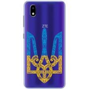 Прозрачный чехол BoxFace ZTE Blade A3 2020 Gold Trident