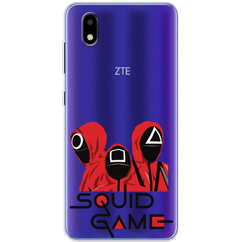 Прозрачный чехол BoxFace ZTE Blade A3 2020 siquid game люди в красном