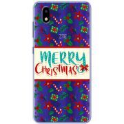 Прозрачный чехол BoxFace ZTE Blade A3 2020 Vintage Christmas Pattern