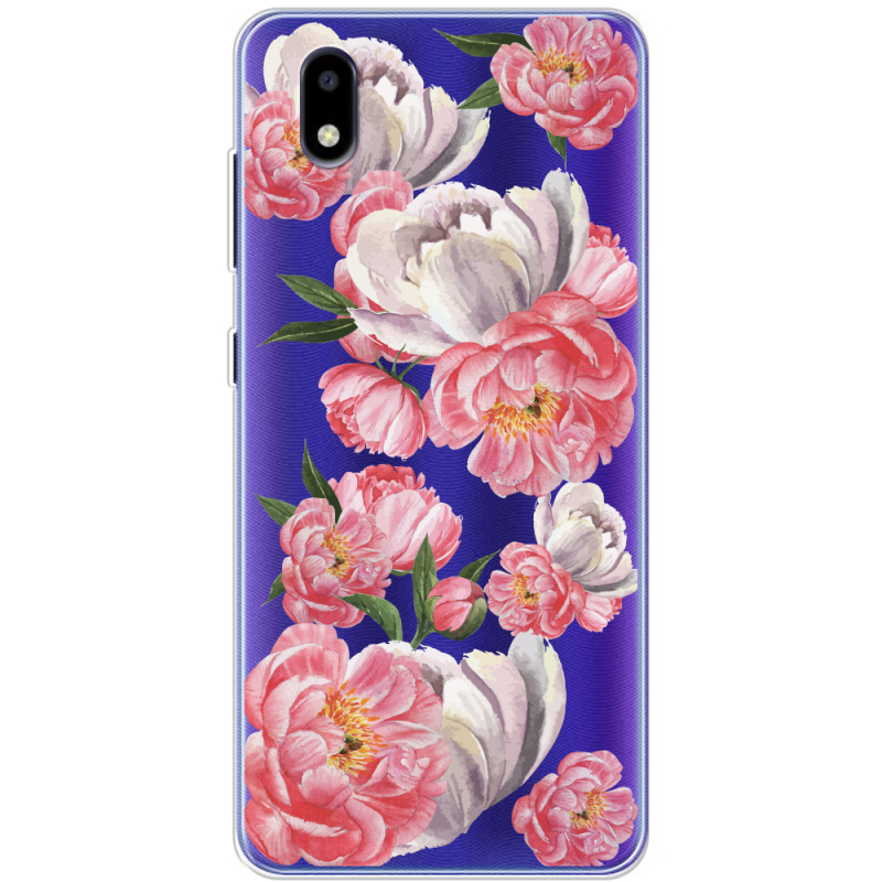 Прозрачный чехол BoxFace ZTE Blade A3 2020 Peony Watercolor Style