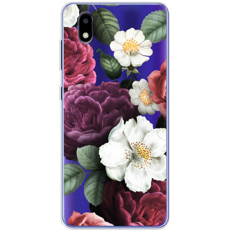 Прозрачный чехол BoxFace ZTE Blade A3 2020 Floral Dark Dreams