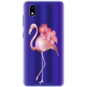 Прозрачный чехол BoxFace ZTE Blade A3 2020 Floral Flamingo