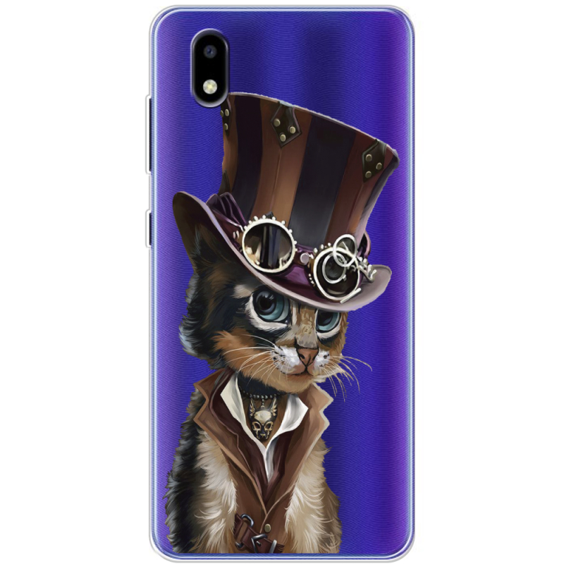 Прозрачный чехол BoxFace ZTE Blade A3 2020 Steampunk Cat