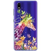 Прозрачный чехол BoxFace ZTE Blade A3 2020 Colorful Giraffe