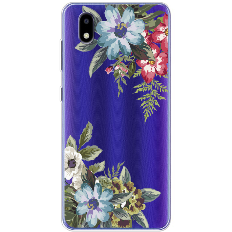 Прозрачный чехол BoxFace ZTE Blade A3 2020 Floral