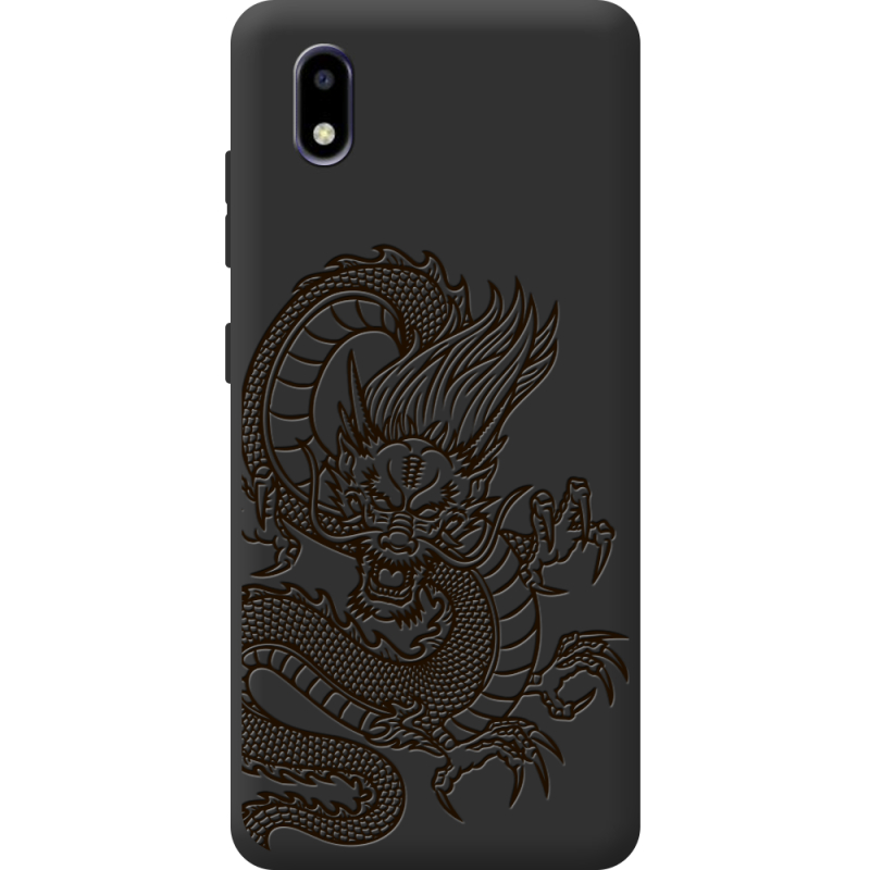 Черный чехол BoxFace ZTE Blade A3 2020 Chinese Dragon