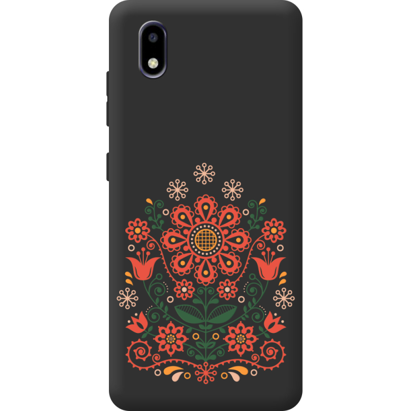 Черный чехол BoxFace ZTE Blade A3 2020 Ukrainian Ornament