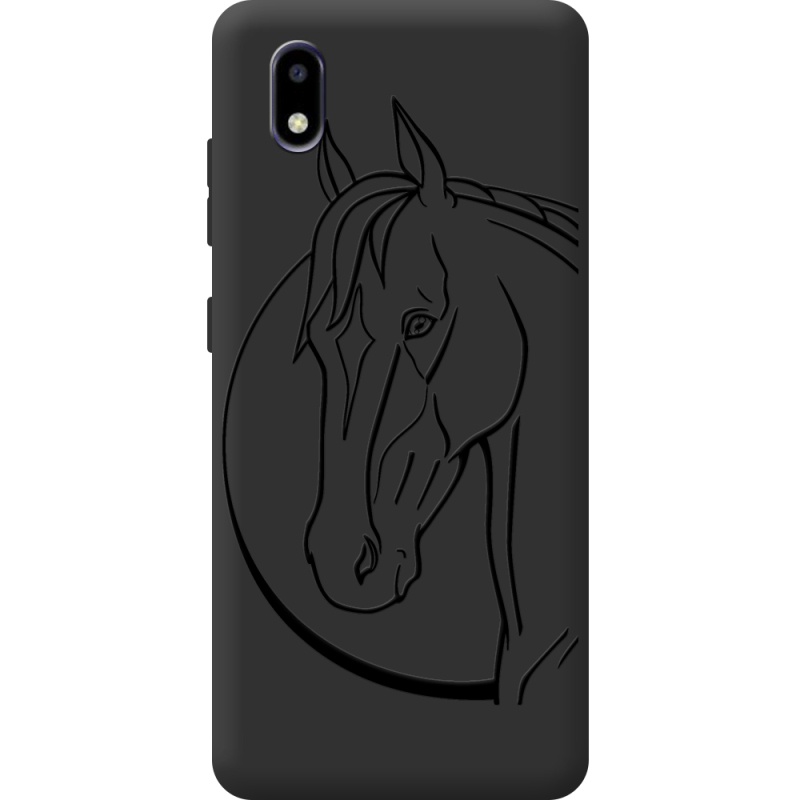 Черный чехол BoxFace ZTE Blade A3 2020 Horse