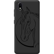 Черный чехол BoxFace ZTE Blade A3 2020 Horse