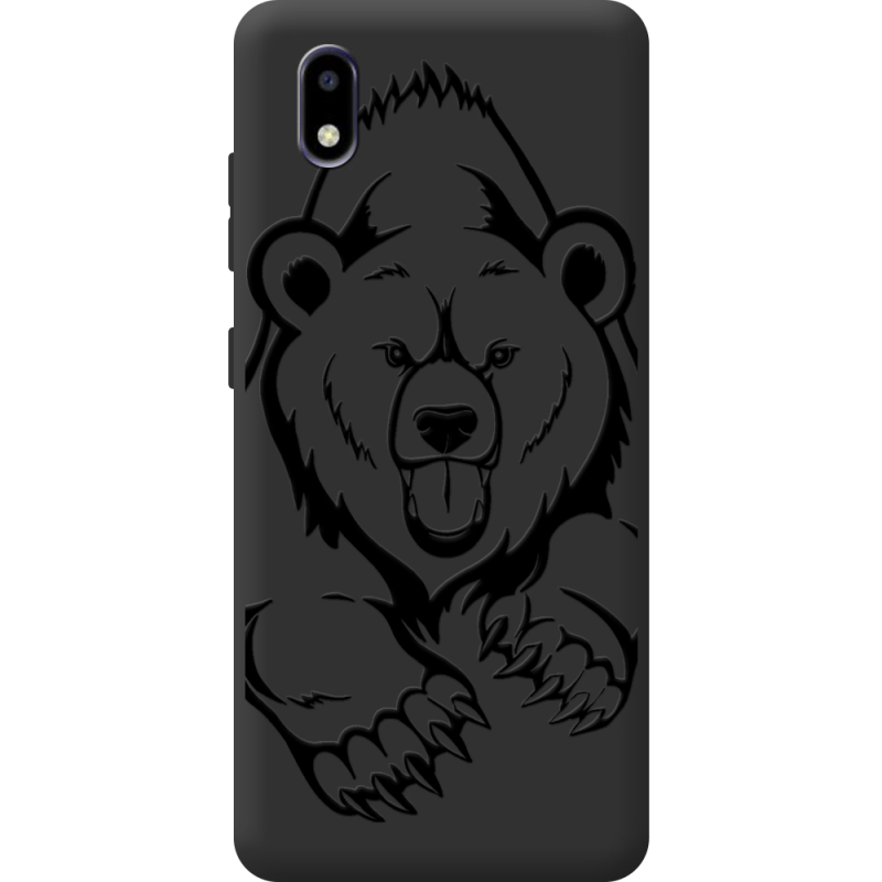 Черный чехол BoxFace ZTE Blade A3 2020 Grizzly Bear