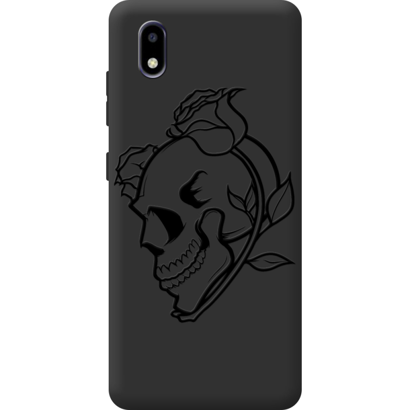 Черный чехол BoxFace ZTE Blade A3 2020 Skull and Roses