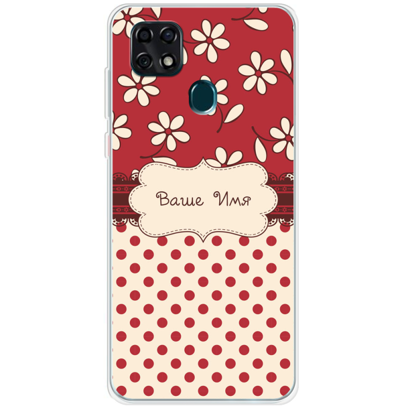 Чехол BoxFace ZTE Blade 20 Smart Именной Polka Dots