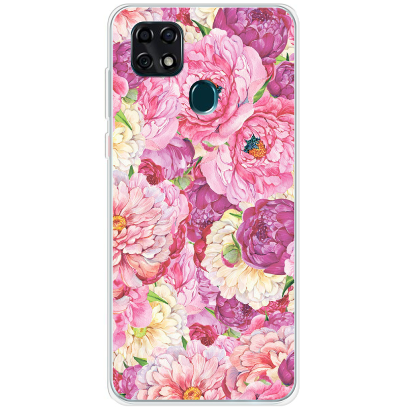 Чехол BoxFace ZTE Blade 20 Smart Pink Peonies