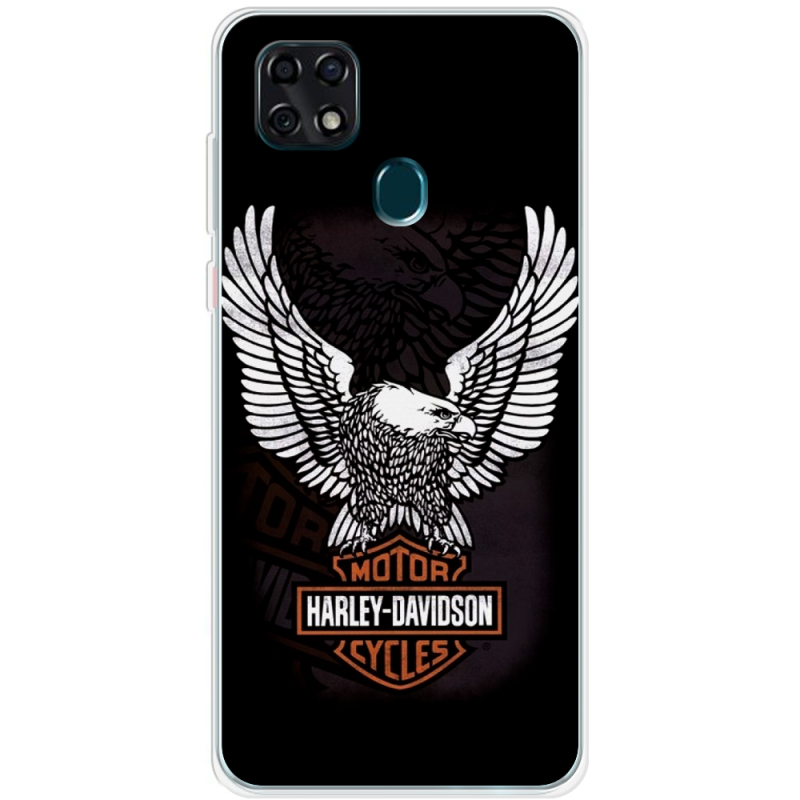 Чехол BoxFace ZTE Blade 20 Smart Harley Davidson and eagle