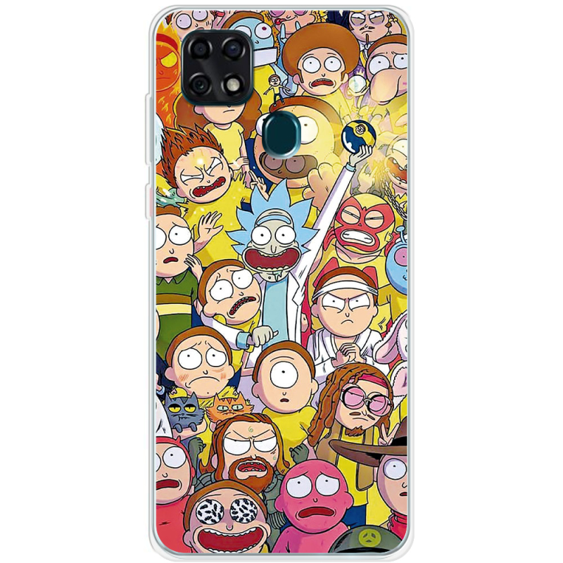 Чехол BoxFace ZTE Blade 20 Smart Rick and Morty