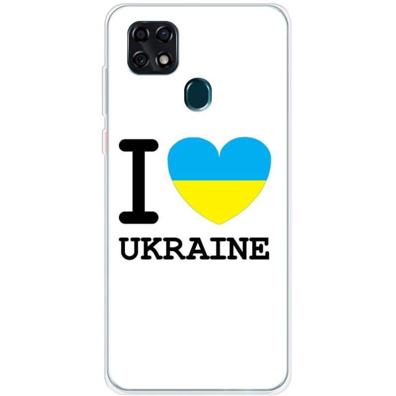 Чехол BoxFace ZTE Blade 20 Smart I love Ukraine