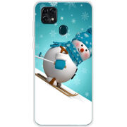 Чехол BoxFace ZTE Blade 20 Smart Skier Snowman