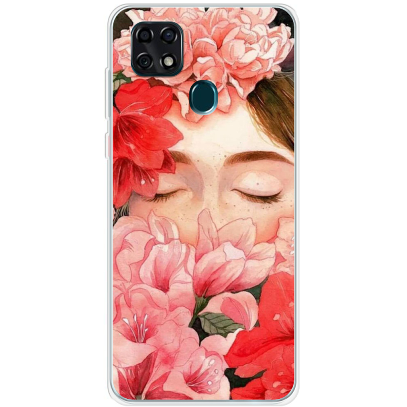 Чехол BoxFace ZTE Blade 20 Smart Girl in Flowers