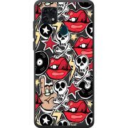 Черный чехол BoxFace ZTE Blade 20 Smart Rock Graffiti