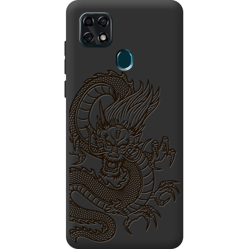 Черный чехол BoxFace ZTE Blade 20 Smart Chinese Dragon