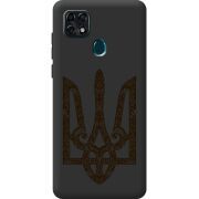 Черный чехол BoxFace ZTE Blade 20 Smart Ukrainian Trident