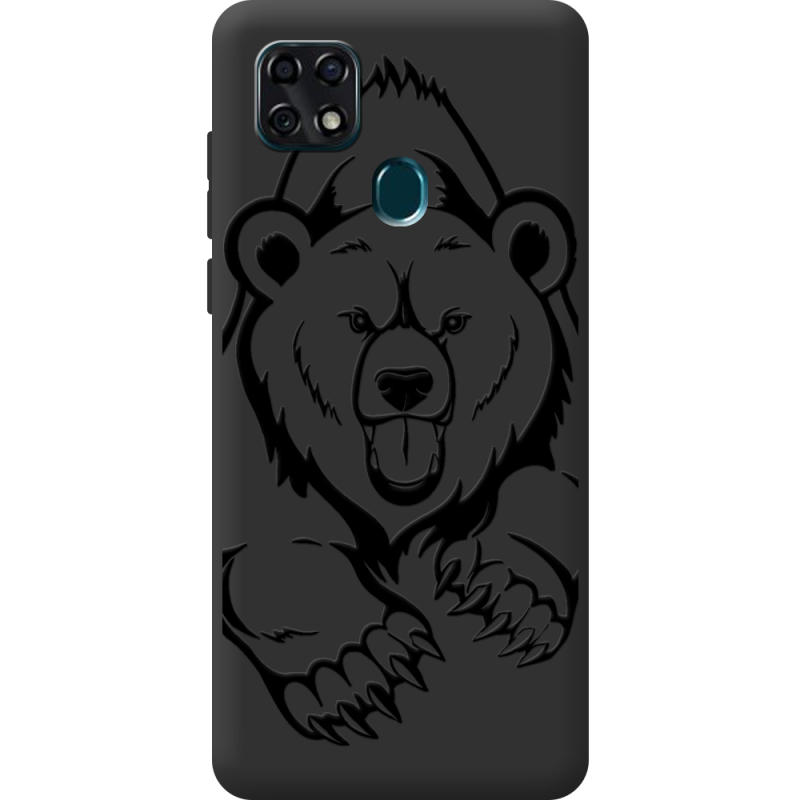 Черный чехол BoxFace ZTE Blade 20 Smart Grizzly Bear