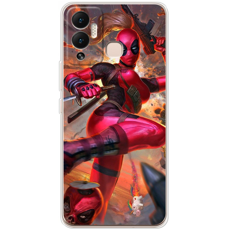 Чехол BoxFace Infinix Hot 12 Play Woman Deadpool