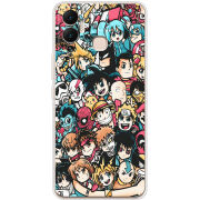 Чехол BoxFace Infinix Hot 12 Play Anime Stickers