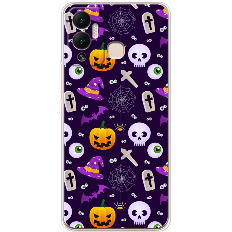 Чехол BoxFace Infinix Hot 12 Play Halloween Purple Mood