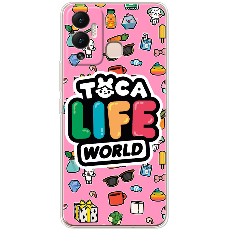 Чехол BoxFace Infinix Hot 12 Play Toca Boca Life World