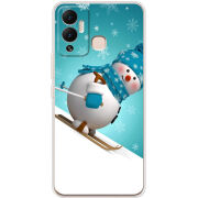 Чехол BoxFace Infinix Hot 12 Play Skier Snowman