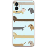 Чехол BoxFace Infinix Hot 12 Play Dachshund