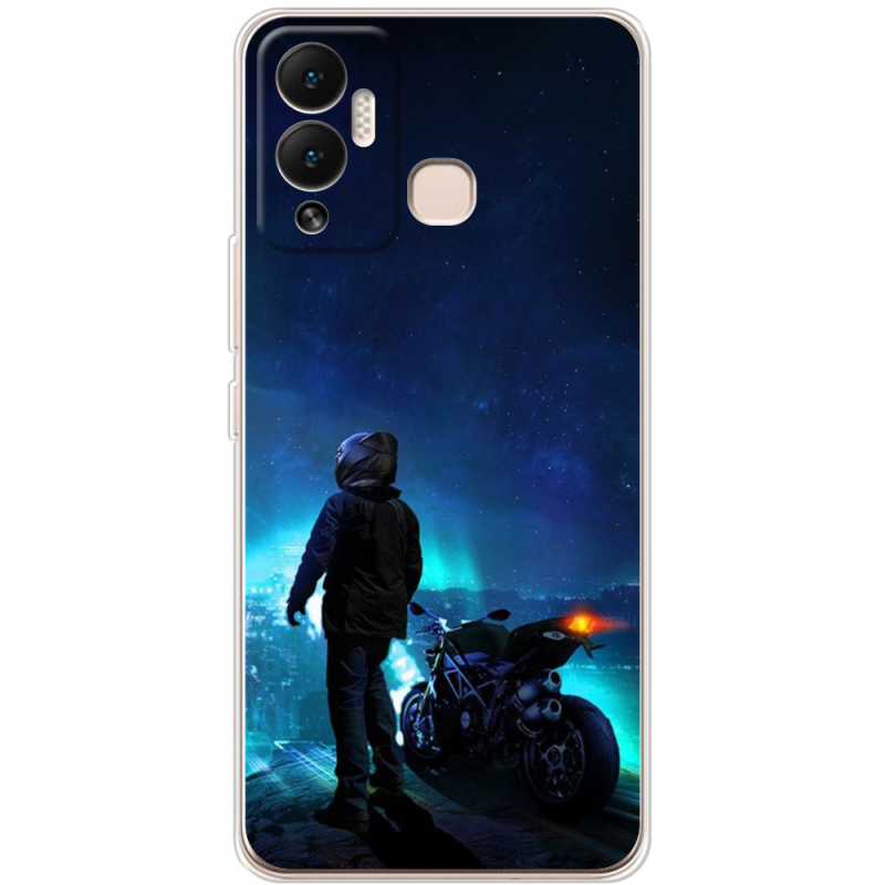 Чехол BoxFace Infinix Hot 12 Play Motorcyclist