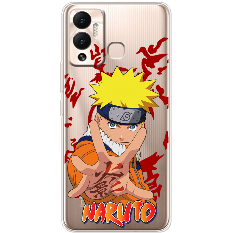 Прозрачный чехол BoxFace Infinix Hot 12 Play Naruto