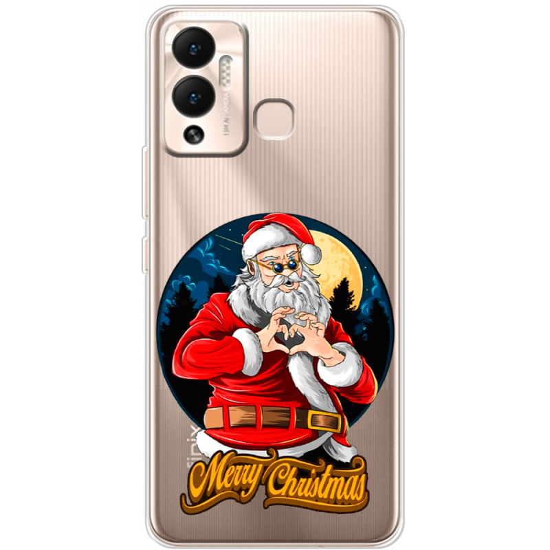 Прозрачный чехол BoxFace Infinix Hot 12 Play Cool Santa