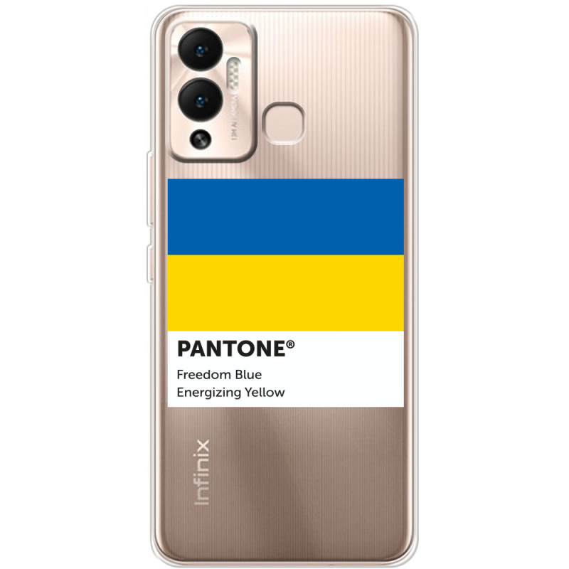 Прозрачный чехол BoxFace Infinix Hot 12 Play Pantone вільний синій