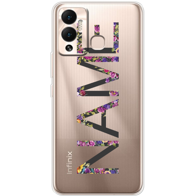 Прозрачный чехол BoxFace Infinix Hot 12 Play Именной